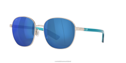 Costa Del Mar EGRET Women Brushed Silver Sunglasses JD4ZT862