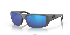 Costa Del Mar FANTAIL Men Matte Gray Sunglasses JD4ZT121