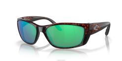 Costa Del Mar FISCH Men Tortoise Sunglasses JD4ZT209