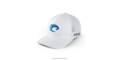Costa Del Mar FLEX FIT LOGO TRUCKER Unisex White Accessory JD4ZT707