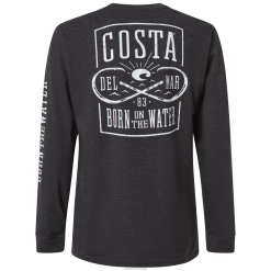 Costa Del Mar FURY LS Men Dark Heather Apparel JD4ZT490