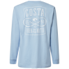 Costa Del Mar FURY LS Men Light Blue Apparel JD4ZT489