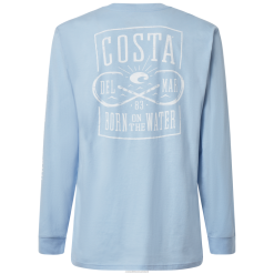 Costa Del Mar FURY LS Men Light Blue Apparel JD4ZT489