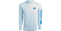 Costa Del Mar HOODED TECHNICAL Men Arctic Blue Apparel JD4ZT445