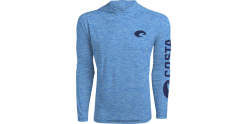 Costa Del Mar HOODED TECHNICAL Men Royal Blue Heather Apparel JD4ZT443