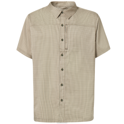 Costa Del Mar HYBRID TECH BUTTON DOWN PLAID Men Moss Apparel JD4ZT468