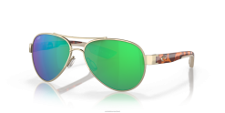 Costa Del Mar LORETO Women Rose Gold Sunglasses JD4ZT936