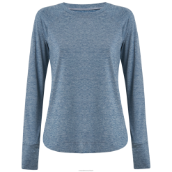 Costa Del Mar LS VENTURE PERFORMANCE SHIRT Women Blue Navy Apparel JD4ZT955