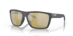 Costa Del Mar PARGO Men Dark Gray Sunglasses JD4ZT214