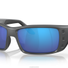 Costa Del Mar PERMIT Men Matte Gray Sunglasses JD4ZT216