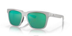 Costa Del Mar PESCADOR Men Light Gray Sunglasses JD4ZT66