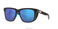 Costa Del Mar PESCADOR WITH SIDE SHIELD Men Net Gray With Blue Rubber Sunglasses JD4ZT69