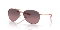 Costa Del Mar PIPER Men Satin Rose Gold Sunglasses JD4ZT100