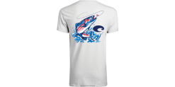 Costa Del Mar STAR SPANGLED TROUT Men White Apparel JD4ZT478