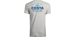 Costa Del Mar TOPWATER SS Men Heather Gray Apparel JD4ZT504
