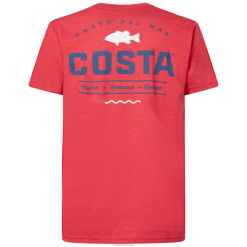 Costa Del Mar TOPWATER SS Men Red Heather Apparel JD4ZT500