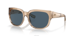 Costa Del Mar WATERWOMAN 2 Women Shiny Blonde Crystal Sunglasses JD4ZT908