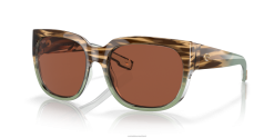Costa Del Mar WATERWOMAN 2 Women Shiny Ocean Jade Sunglasses JD4ZT909