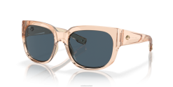 Costa Del Mar WATERWOMAN Women Shiny Blonde Crystal Sunglasses JD4ZT913