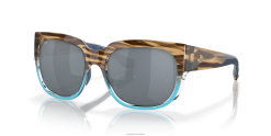 Costa Del Mar WATERWOMAN Women Shiny Wahoo Sunglasses JD4ZT915