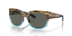 Costa Del Mar WATERWOMAN Women Shiny Wahoo Sunglasses JD4ZT917